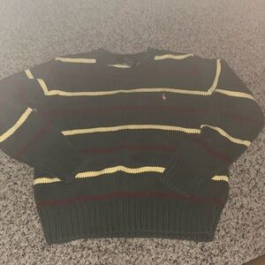 Boys size 7 striped polo, Ralph Lauren sweater
